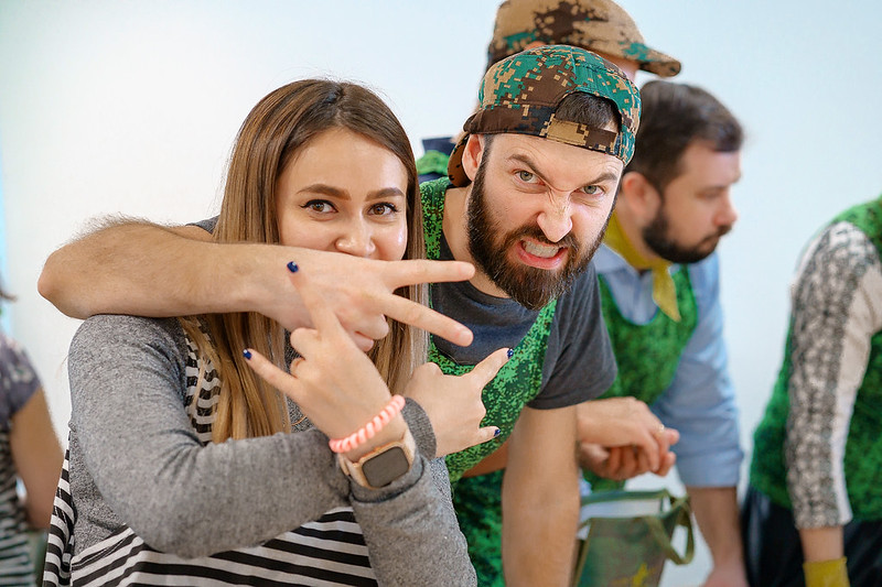 Корпоратив на День строителя в Набережных Челнах с уличными активностями