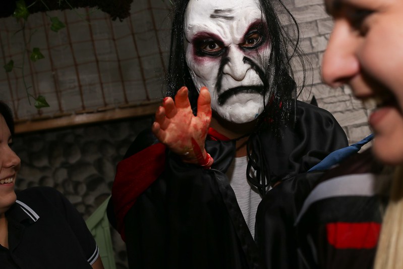 Тыквенные фонари и декорации для квеста на Хэллоуин в Naberezhnye Chelny