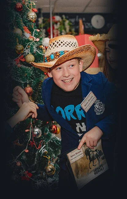 Новый год в школе в Набережных Челнах.