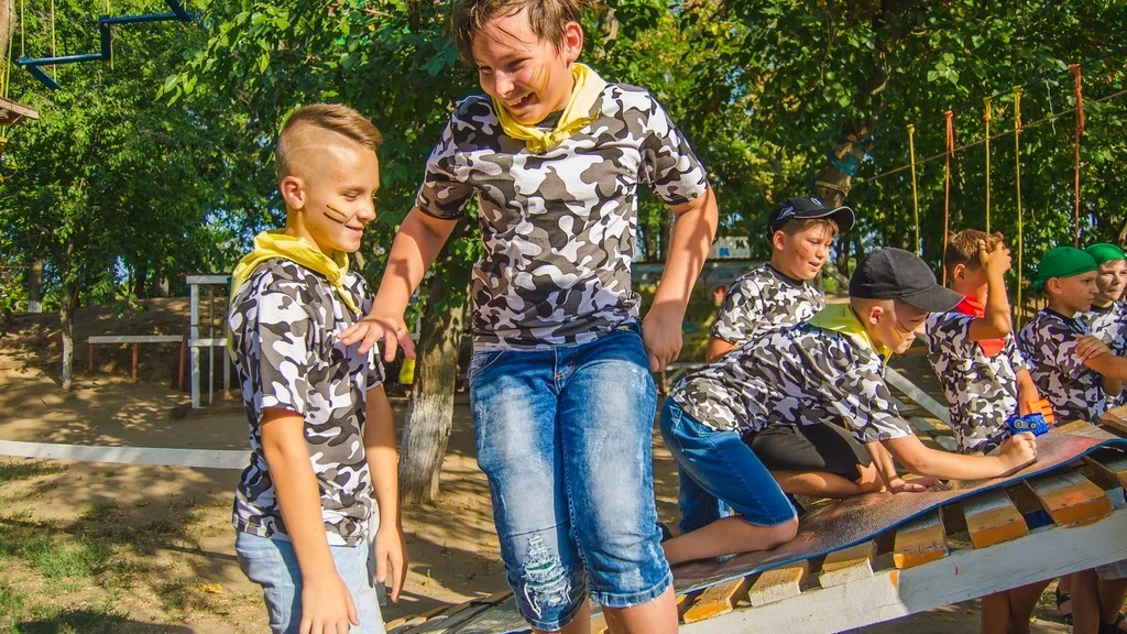 Необычное место «Веревочный парк».